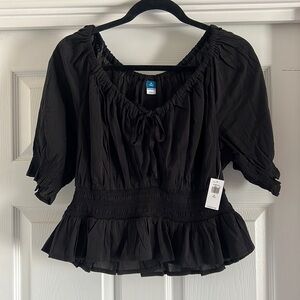 New with tags black old navy top size medium